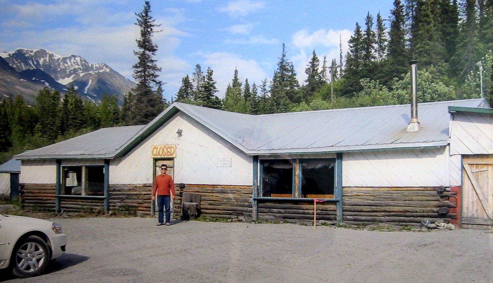 Jeff Fraser at the Tsaina Lodge when he acquired the property in 2011