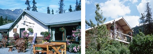 Old Tsaina Lodge in summer