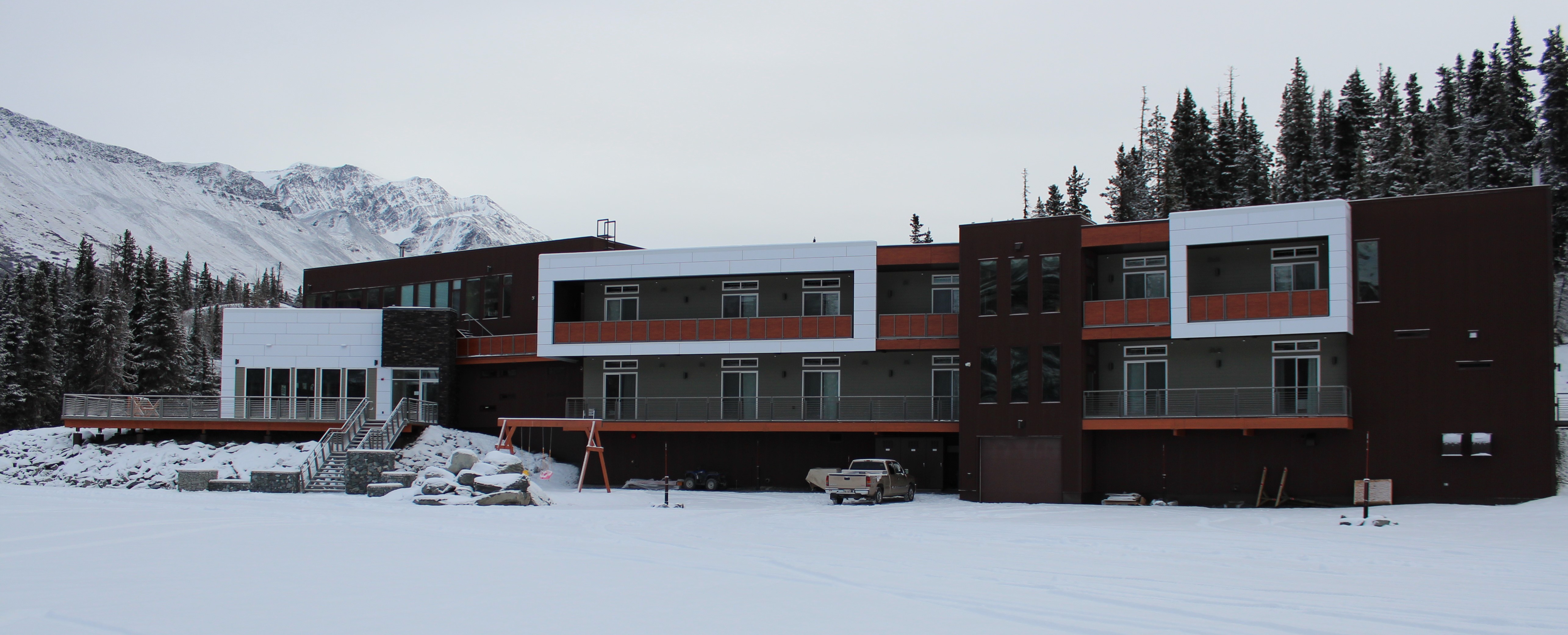 New Tsaina Lodge home of Valdez Heli Ski Guides in Valdez Alaska